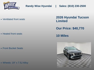 2026 Hyundai Tucson Limited AWD
