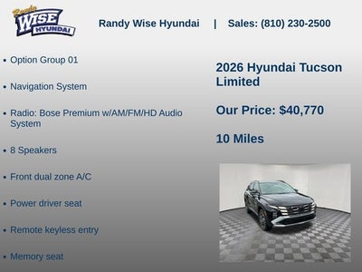 2026 Hyundai Tucson Limited AWD