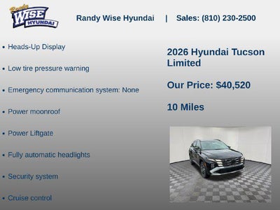 2026 Hyundai Tucson Limited AWD