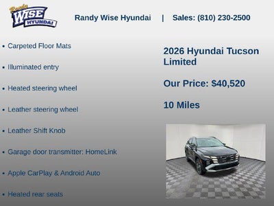 2026 Hyundai Tucson Limited AWD