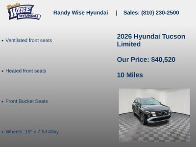 2026 Hyundai Tucson Limited AWD
