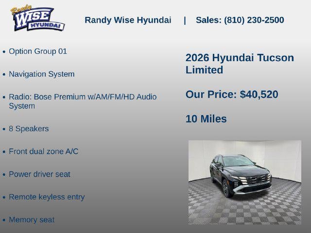 2026 Hyundai Tucson Limited AWD