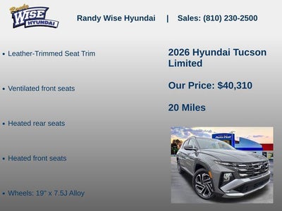 2026 Hyundai Tucson Limited AWD