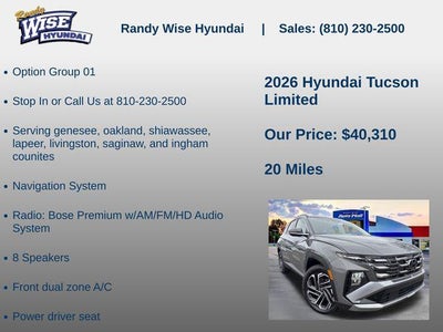 2026 Hyundai Tucson Limited AWD
