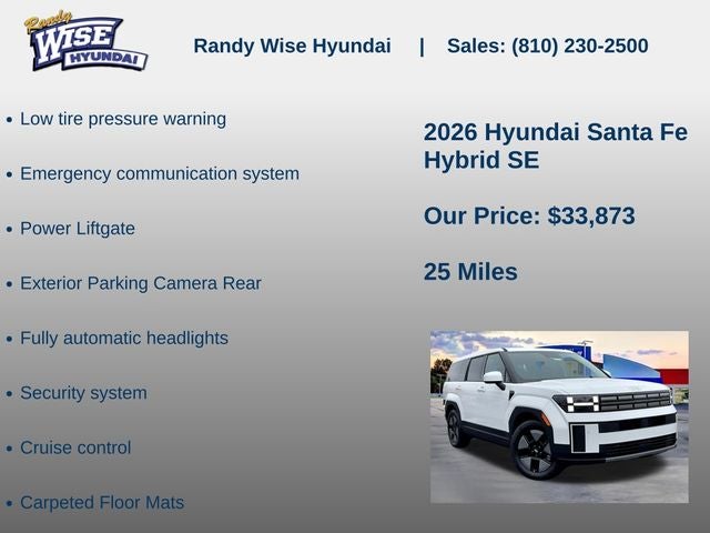 2026 Hyundai Santa Fe Hybrid SE