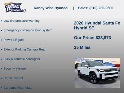 2026 Hyundai Santa Fe Hybrid SE