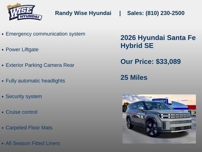 2026 Hyundai Santa Fe Hybrid SE