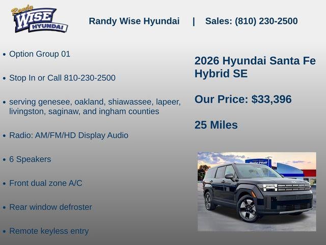 2026 Hyundai Santa Fe Hybrid SE