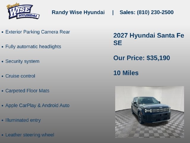 2027 Hyundai Santa Fe SE FWD