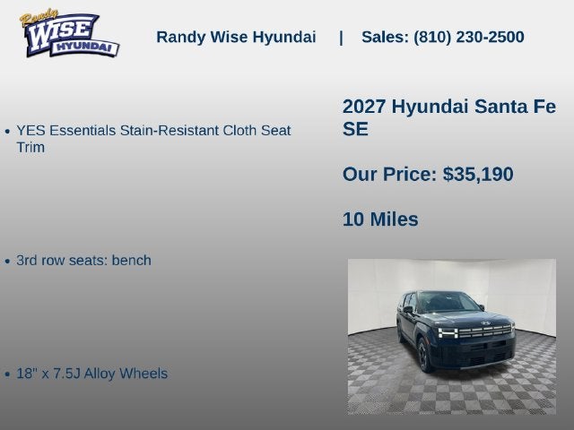 2027 Hyundai Santa Fe SE FWD