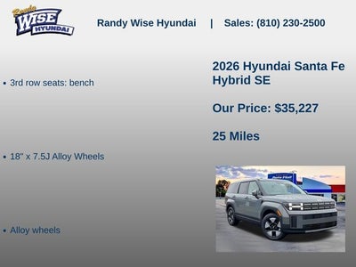 2026 Hyundai Santa Fe Hybrid SE