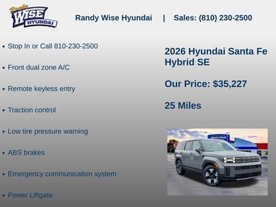 2026 Hyundai Santa Fe Hybrid SE