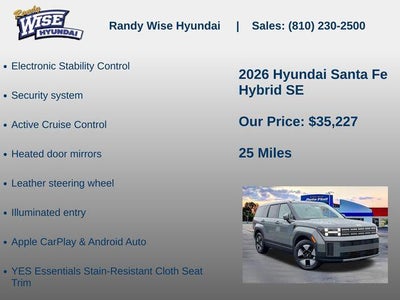 2026 Hyundai Santa Fe Hybrid SE