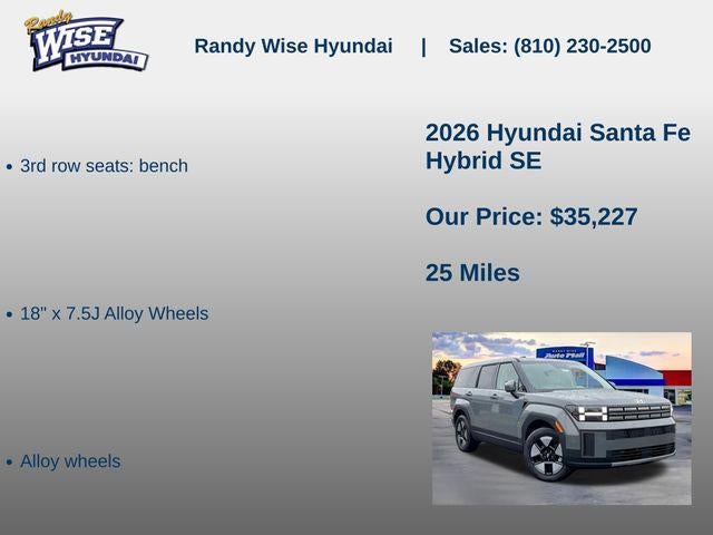 2026 Hyundai Santa Fe Hybrid SE