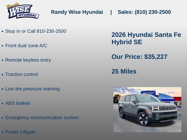 2026 Hyundai Santa Fe Hybrid SE