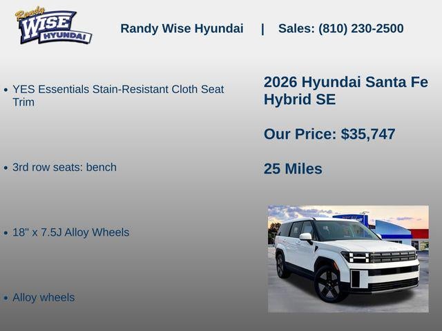 2026 Hyundai Santa Fe Hybrid SE