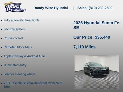 2026 Hyundai Santa Fe SE AWD
