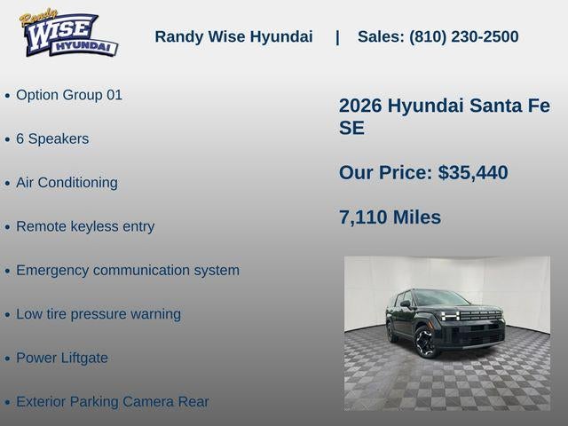 2026 Hyundai Santa Fe SE AWD