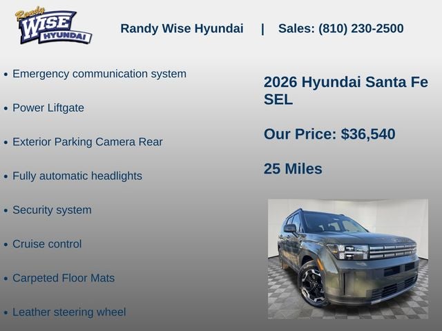 2026 Hyundai Santa Fe SEL FWD