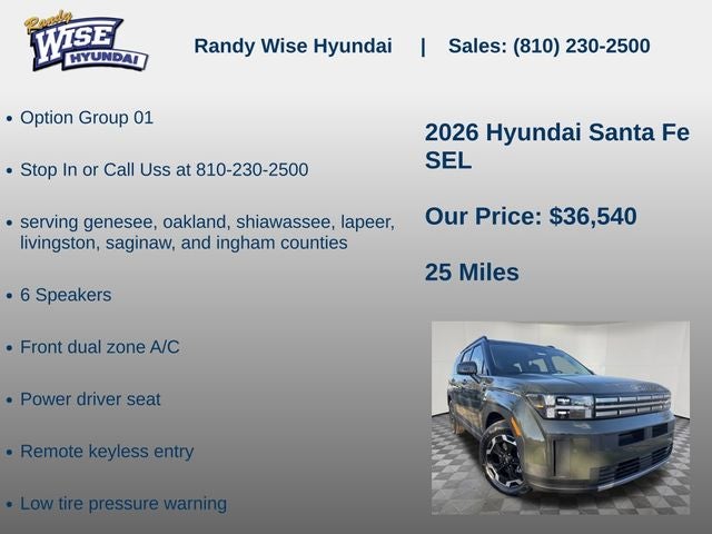 2026 Hyundai Santa Fe SEL FWD