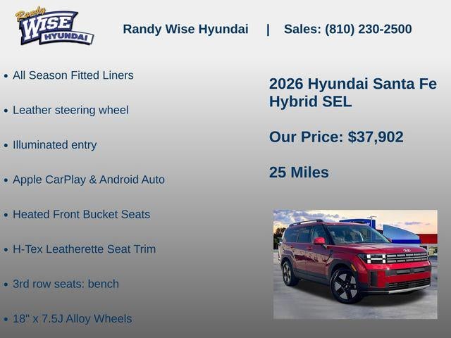 2026 Hyundai Santa Fe Hybrid SEL