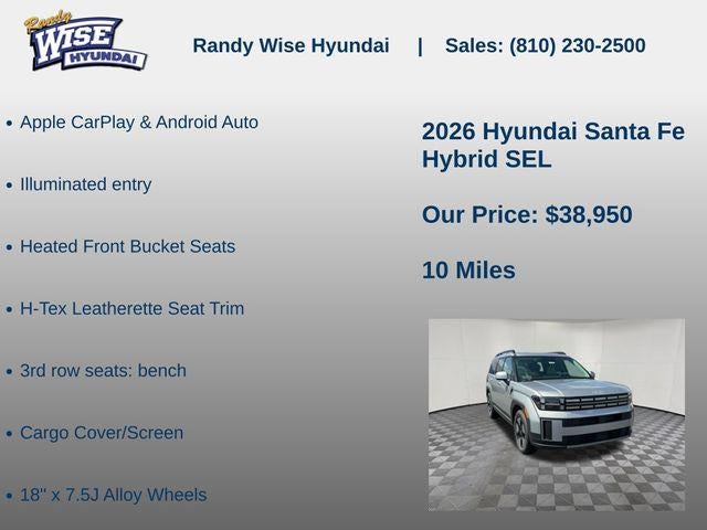 2026 Hyundai Santa Fe Hybrid SEL