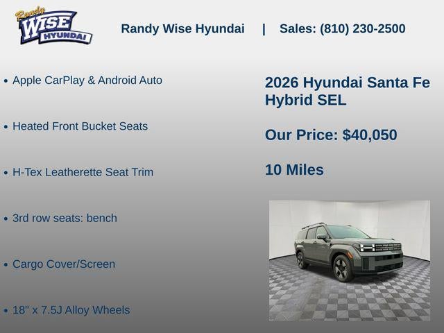 2026 Hyundai Santa Fe Hybrid SEL