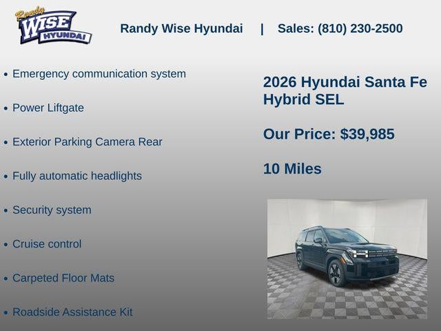 2026 Hyundai Santa Fe Hybrid SEL