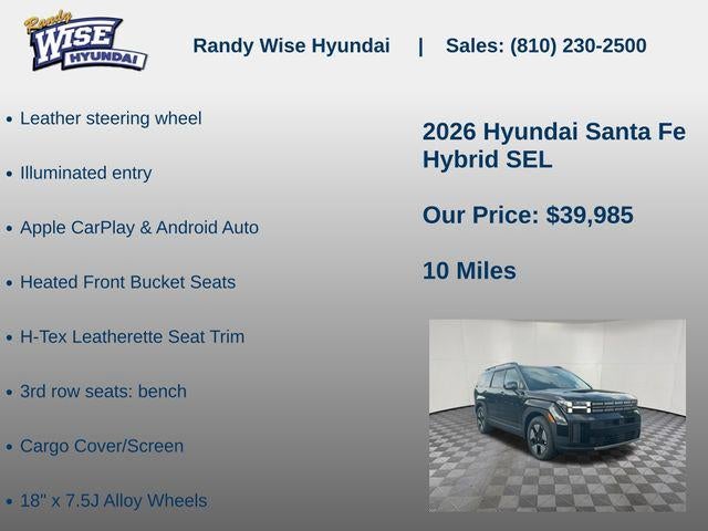 2026 Hyundai Santa Fe Hybrid SEL