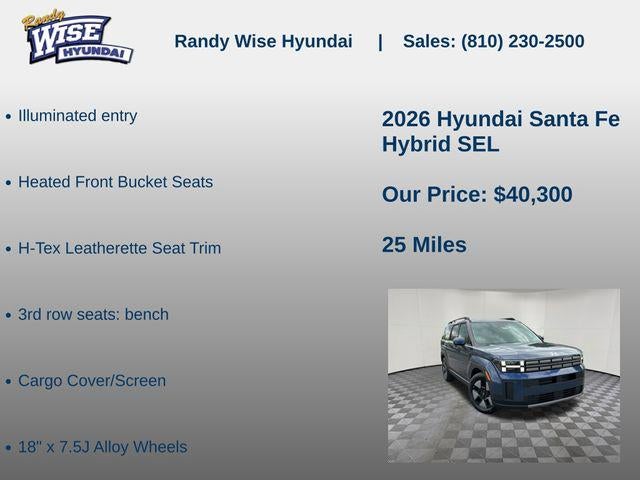 2026 Hyundai Santa Fe Hybrid SEL