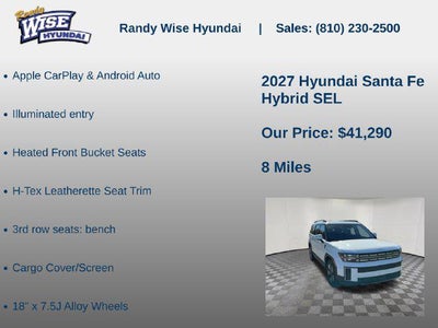2027 Hyundai Santa Fe Hybrid SEL