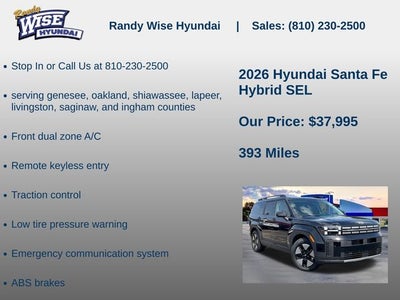 2026 Hyundai Santa Fe Hybrid SEL