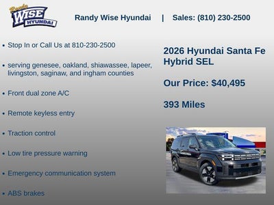2026 Hyundai Santa Fe Hybrid SEL