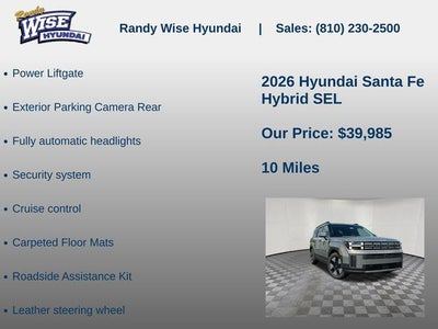 2026 Hyundai Santa Fe Hybrid SEL