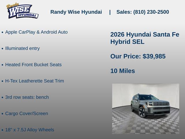 2026 Hyundai Santa Fe Hybrid SEL