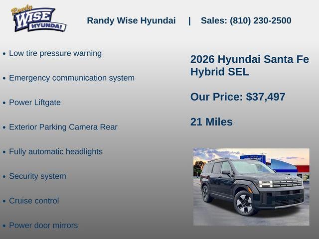2026 Hyundai Santa Fe Hybrid SEL