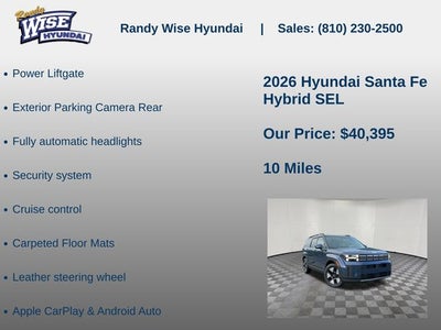 2026 Hyundai Santa Fe Hybrid SEL