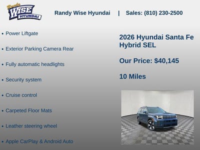 2026 Hyundai Santa Fe Hybrid SEL