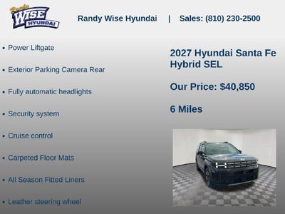 2027 Hyundai Santa Fe Hybrid SEL