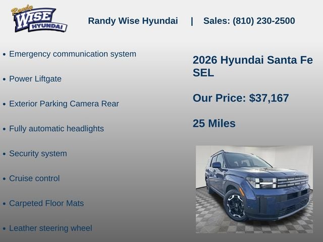 2026 Hyundai Santa Fe SEL AWD