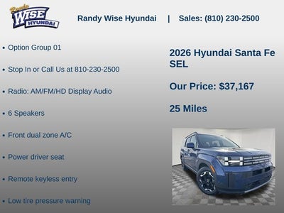 2026 Hyundai Santa Fe SEL AWD