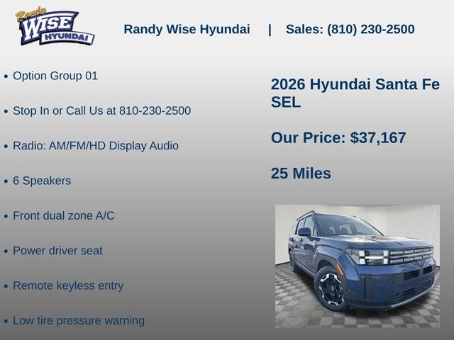 2026 Hyundai Santa Fe SEL AWD