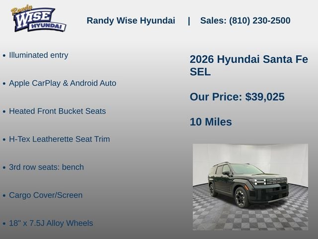 2026 Hyundai Santa Fe SEL AWD