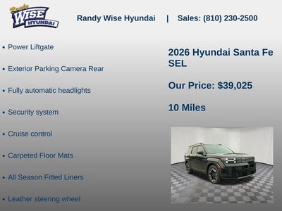 2026 Hyundai Santa Fe SEL AWD