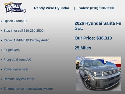 2026 Hyundai Santa Fe SEL AWD