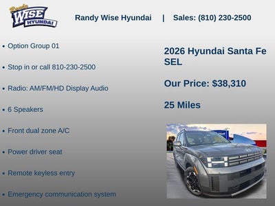 2026 Hyundai Santa Fe SEL AWD