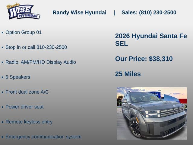 2026 Hyundai Santa Fe SEL AWD