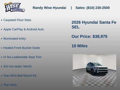 2026 Hyundai Santa Fe SEL AWD