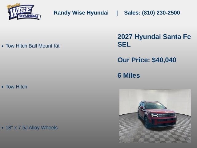 2027 Hyundai Santa Fe SEL AWD