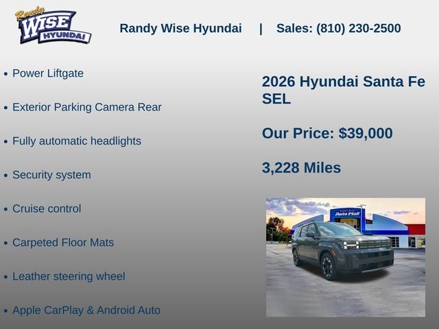 2026 Hyundai Santa Fe SEL AWD